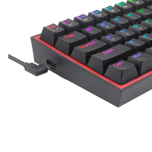 کیبورد مکانیکال گیمینگ ردراگون مدل K617 FIZZ RGB Black